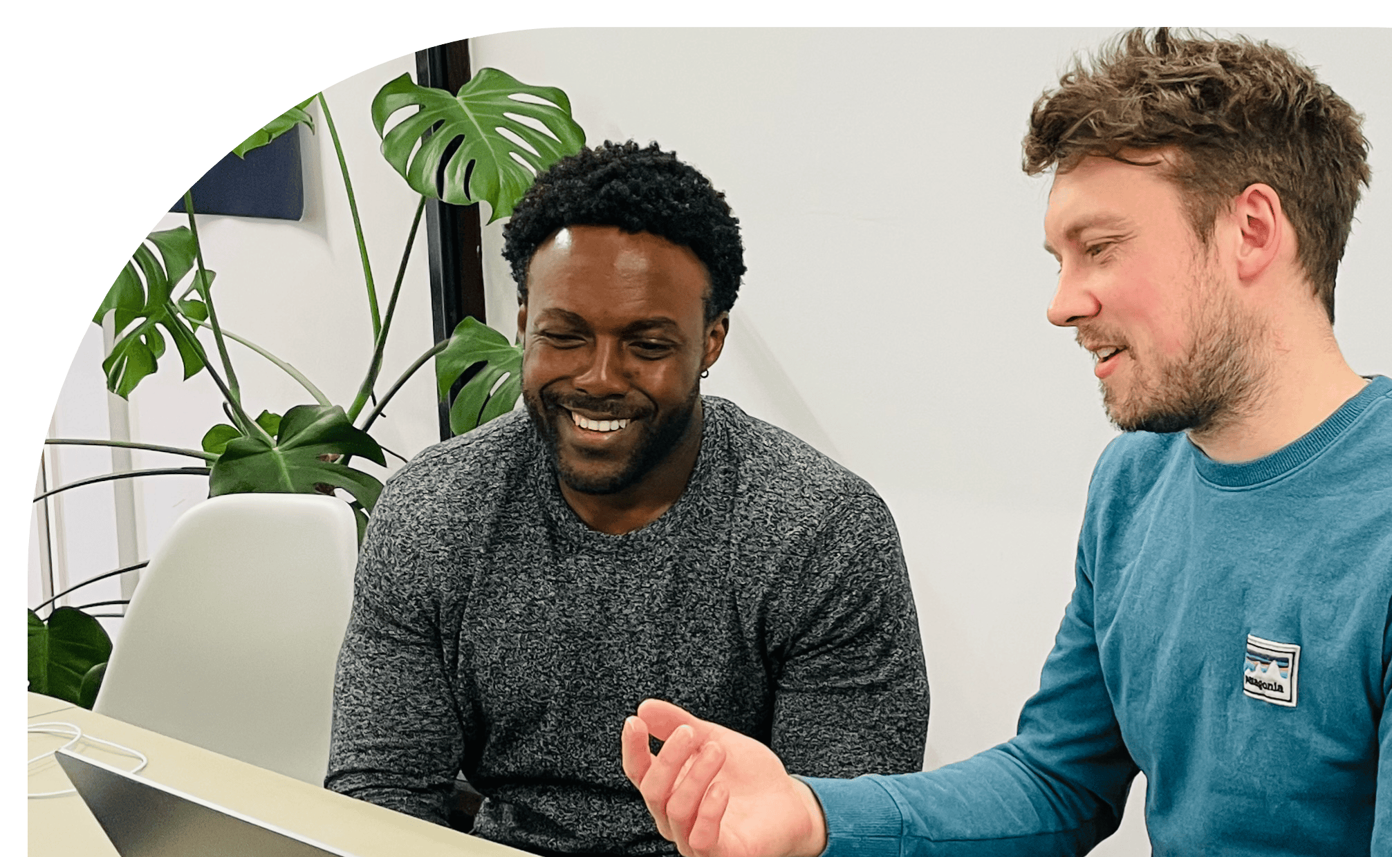 The Rofinery team working together in the office